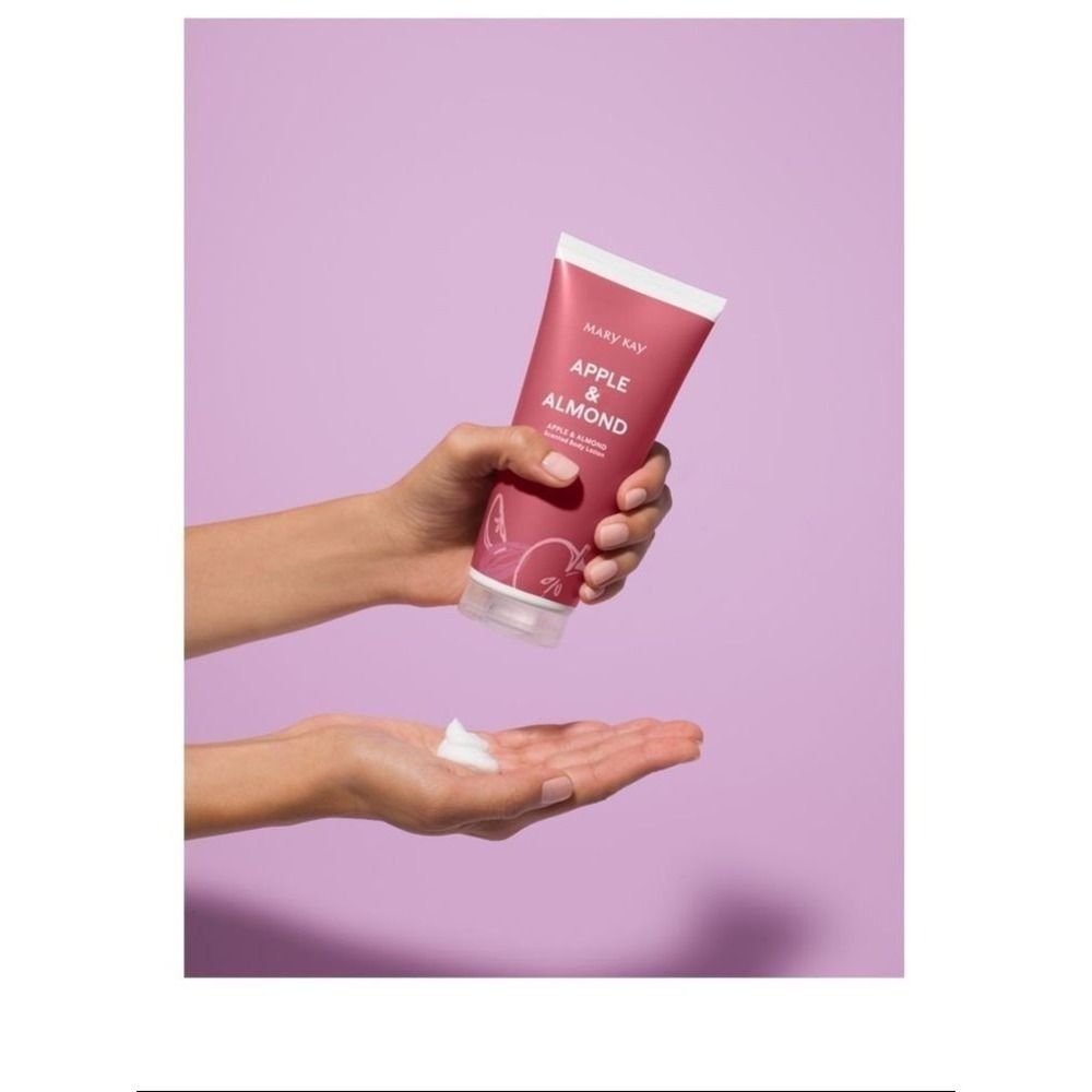 Mary Kay Apple & Almond Body Lotion Scented Moisturizer Hand Body Skin Care, New - Picture 2 of 3